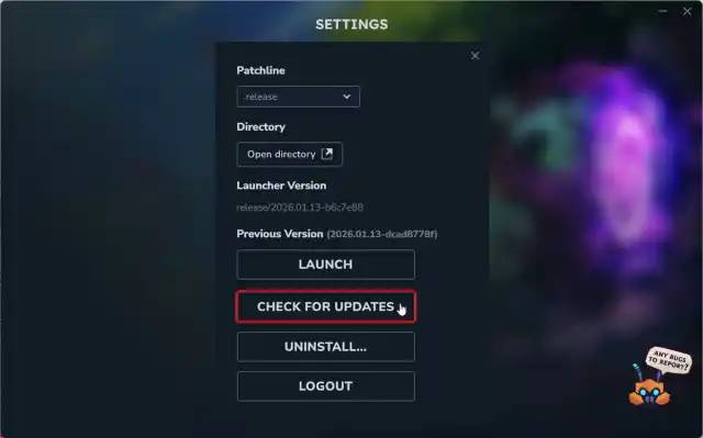 Güncellemeleri Kontrol Et Hytale