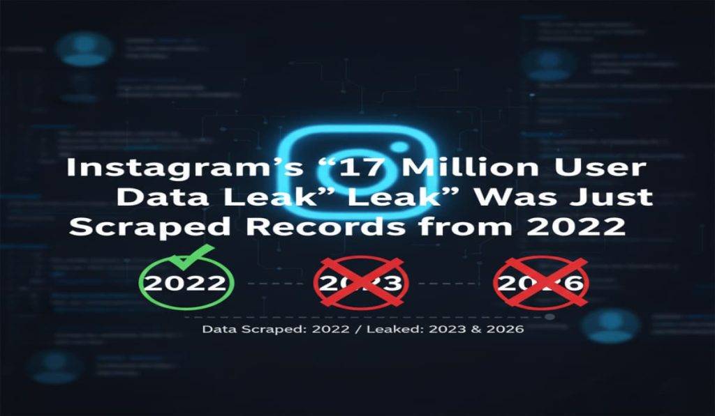 Instagram'ın "17 Milyon Kullanıcı Verisi Sızıntısı" 2022'den Elde Edilen Kayıtlar